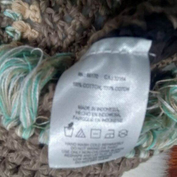 Free People Canyon Combo Desert Rose Crochet Fringe Boho Cropped Vest Medium NWT - Picture 10 of 14